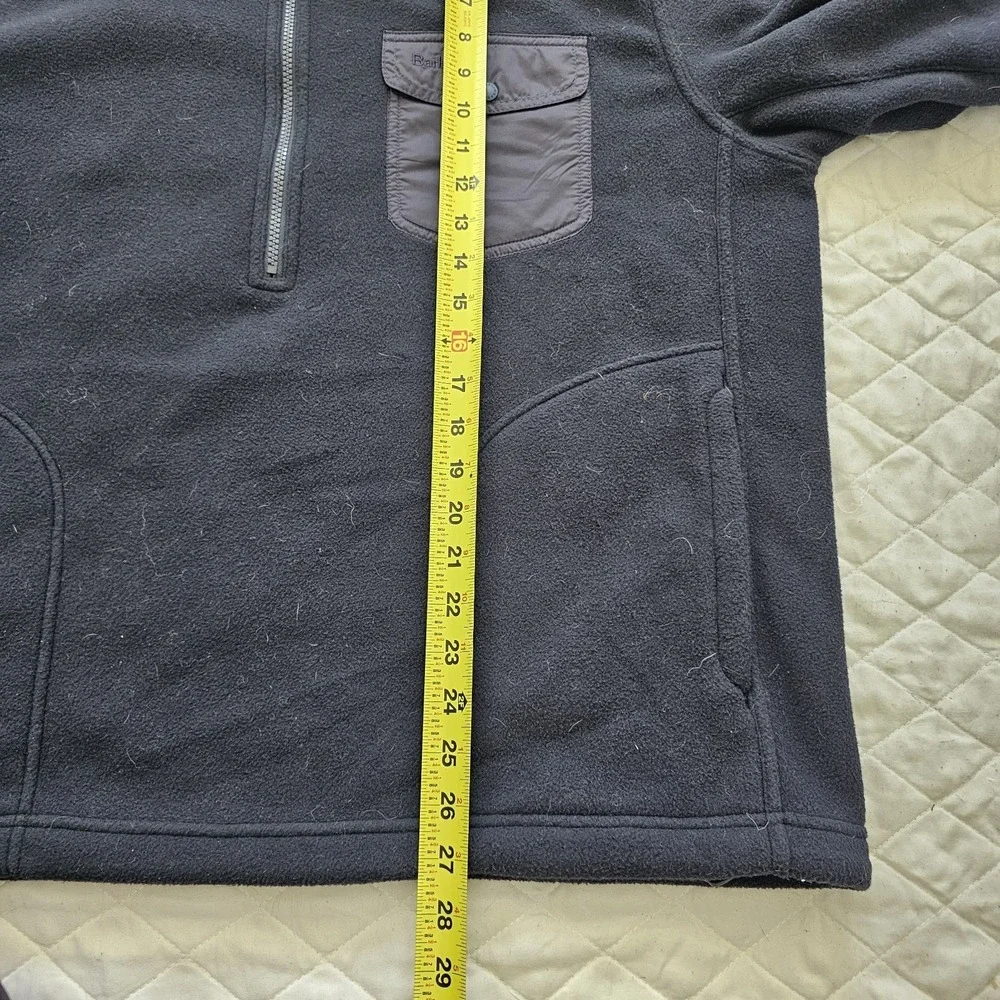 Barbour Fairmond Fleece Navy Blue 1/4 Zip Sweater Pullover Mens Size‎ XXLarge